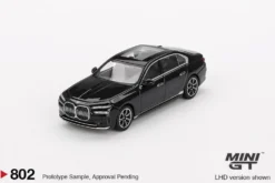 Mini GT 1/64 BMW i7 xDrive60 Black Sapphire