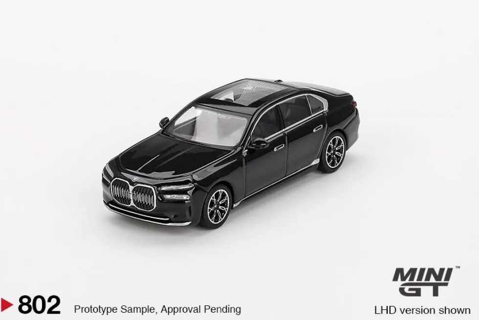 Mini GT 1/64 BMW i7 xDrive60 Black Sapphire