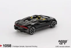 Mini GT 1/64 Bugatti W16 Mistral Black