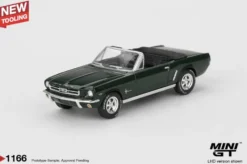 Mini GT 1/64 Ford Mustang Convertible 1964 Highland Green (LHD)