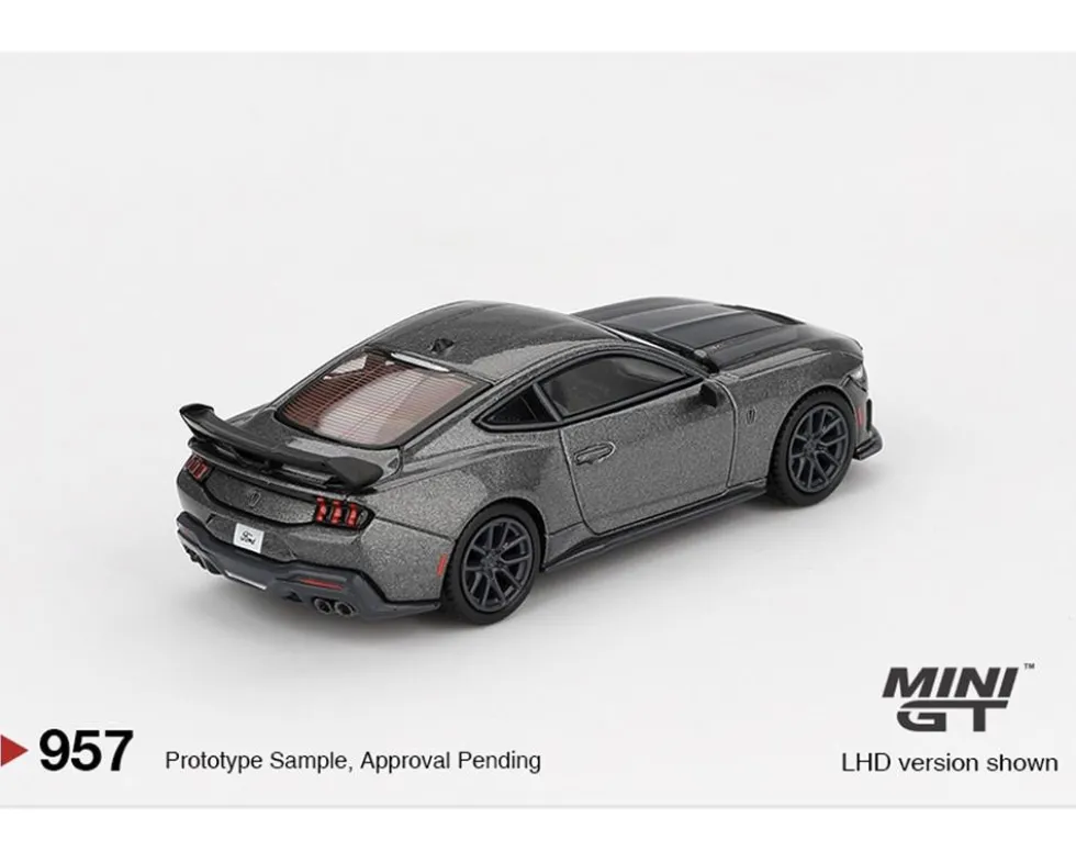 Mini GT 1/64 Ford Mustang Dark Horse 2024 Carbonized Grey (RHD)