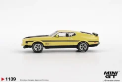 Mini GT 1/64 Ford Mustang Mach1 Grabber Yellow