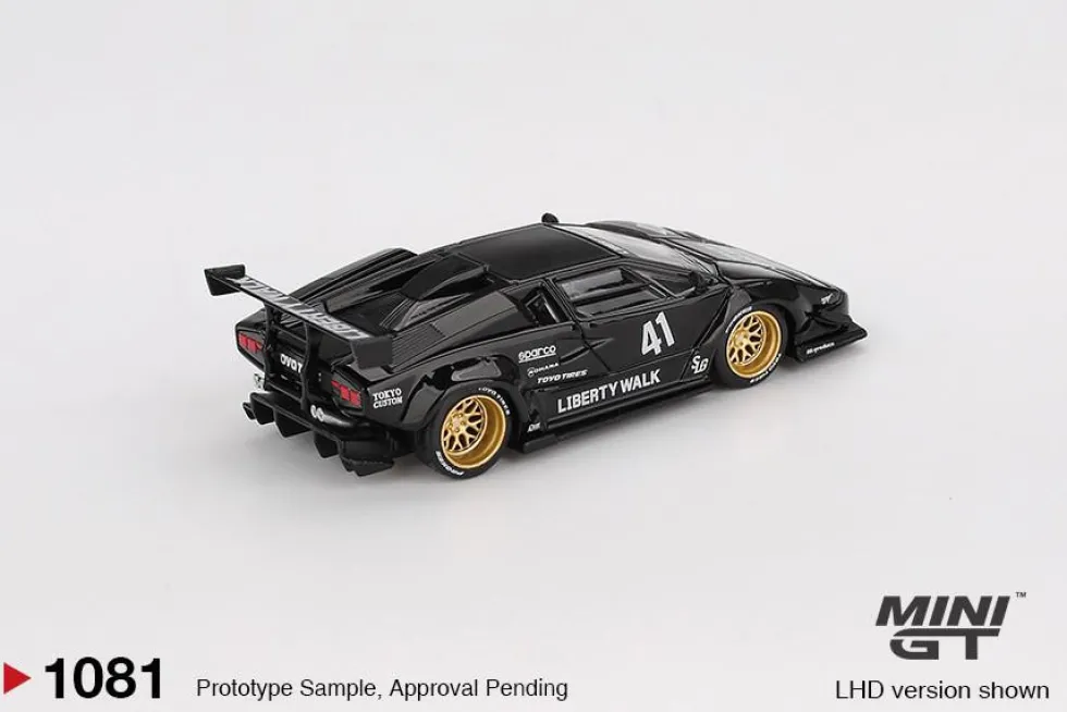 Mini GT 1/64 Lamborghini Countach LB-WORKS Black