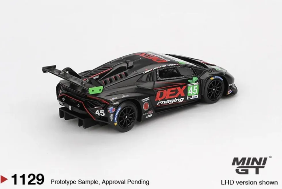 Mini GT 1/64 Lamborghini Hurácan GT3 Evo2 No.45 Dex Imaging 2024 IMSA Daytona 24H