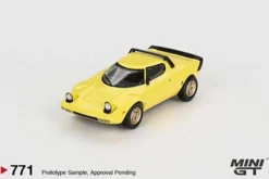 Mini GT 1/64 Lancia Stratos HF Stradale Giallo Fly Yellow (LHD)