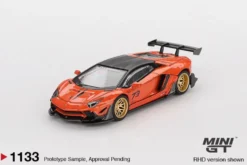 Mini GT 1/64 LB WORKS Lamborghini Aventador Limited Edition Orange MDX 2025