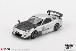 Mini GT 1/64 Mazda RX-7 Re-Amemiya Silver Metallic