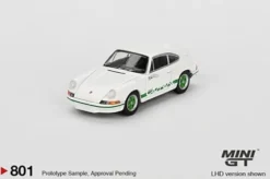 Mini GT 1/64 Porsche 911 Carrera RS 2.7 Grand Prix White/Green