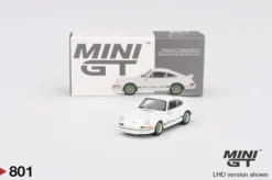 Mini GT 1/64 Porsche 911 Carrera RS 2.7 Grand Prix White/Green