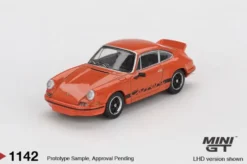 Mini GT 1/64 Porsche 911 Carrera RS 2.7 Tangerine With Black Livery (RHD)