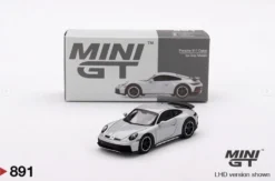 Mini GT 1/64 Porsche 911 Dakar Ice Grey Metallic (RHD)