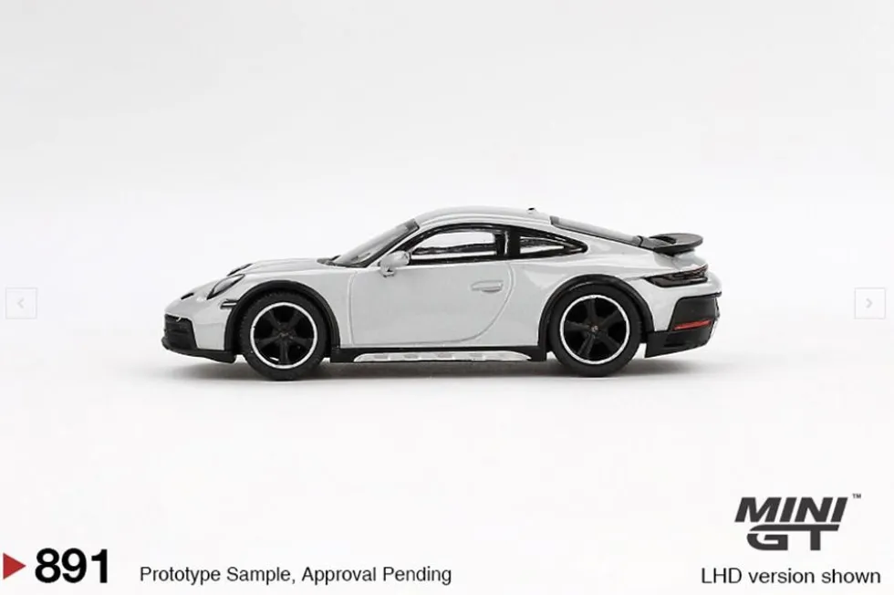 Mini GT 1/64 Porsche 911 Dakar Ice Grey Metallic (RHD)