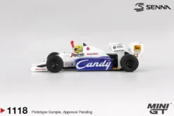 Mini GT 1/64 Toleman TG184 #19 Ayrton Senna 1984 Monaco Grand Prix 2nd Place