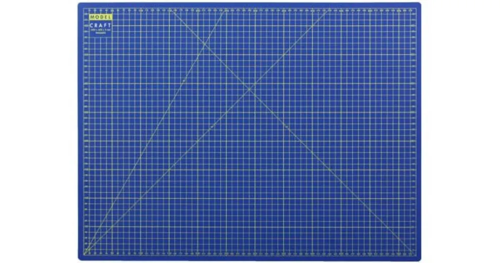 Modelcraft A2 Cutting Mat Blue/Yellow