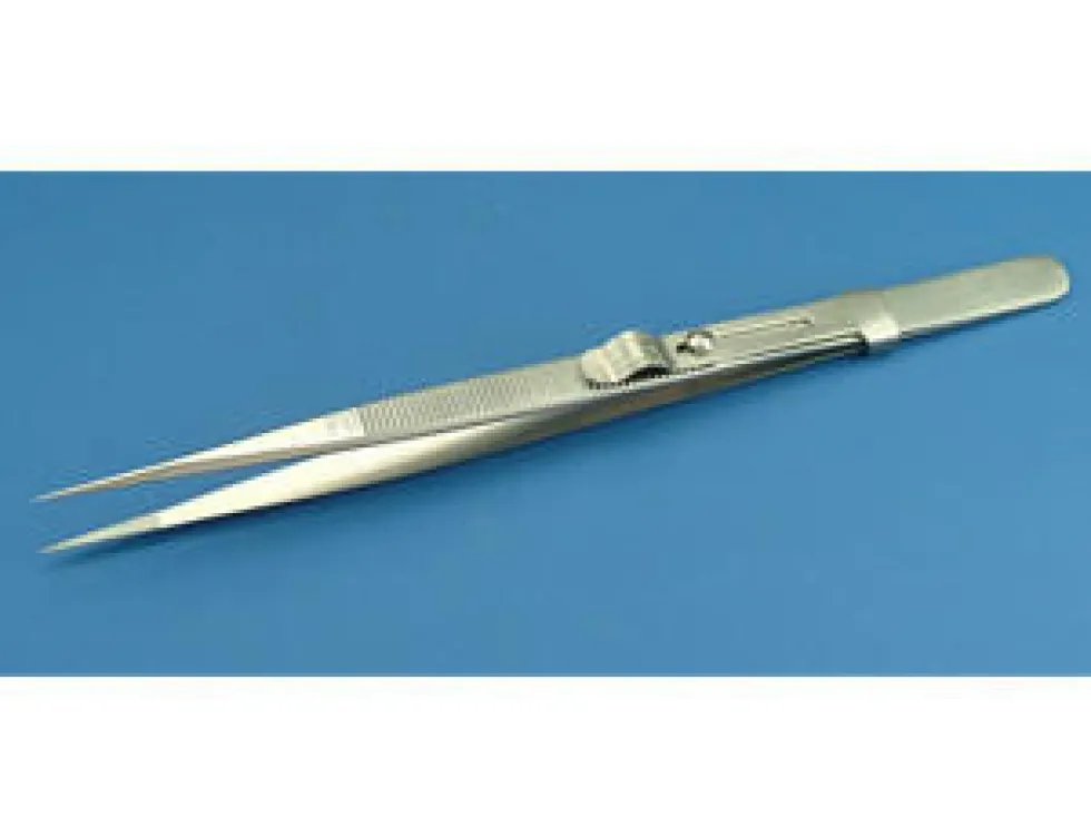 Modelcraft Fine Serrated Locking Tweezers