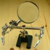 Modelcraft Helping Hands with Magnifier Glass