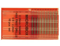 Modelcraft 10 Piece 2.35mm Shank Drill Set