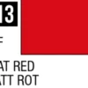 Mr Hobby Aqueous Hobby Colour 10ml 013 Flat Red Acrylic Paint