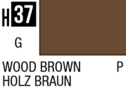 Mr Hobby Aqueous Hobby Colour 10ml 037 Wood Brown Gloss Acrylic Paint