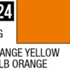 Mr Hobby Aqueous Hobby Colour 10ml 024 Orange Yellow Gloss Acrylic Paint