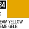 Mr Hobby Aqueous Hobby Colour 10ml 034 Cream Yellow Gloss Acrylic Paint