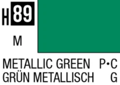 Mr Hobby Aqueous Hobby Colour 10ml 089 Metallic Green Acrylic Paint