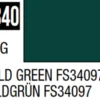Mr Hobby Aqueous Hobby Colour 10ml 340 Field Green FS34097 Semi Gloss Acrylic Paint