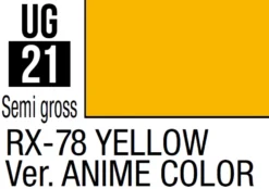 Mr Hobby Mr Colour Gundam 10ml 21 RX-78 Yellow Ver. Anime Colour Semi Gloss Acrylic Paint