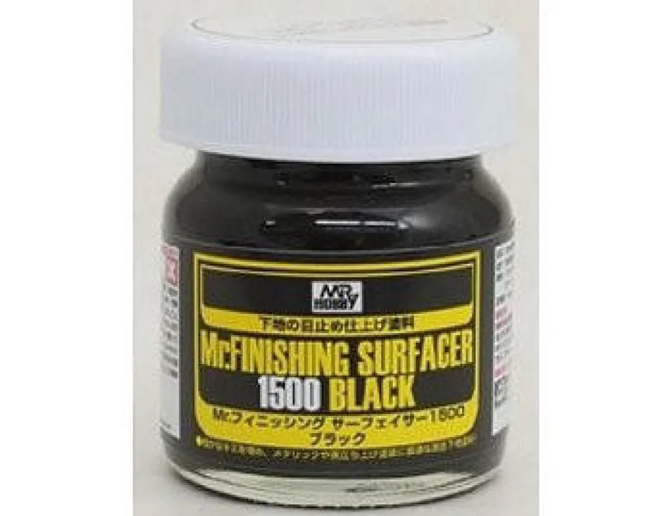 Mr Hobby Mr Finishing Surfacer 1500 Black Primer 40ml