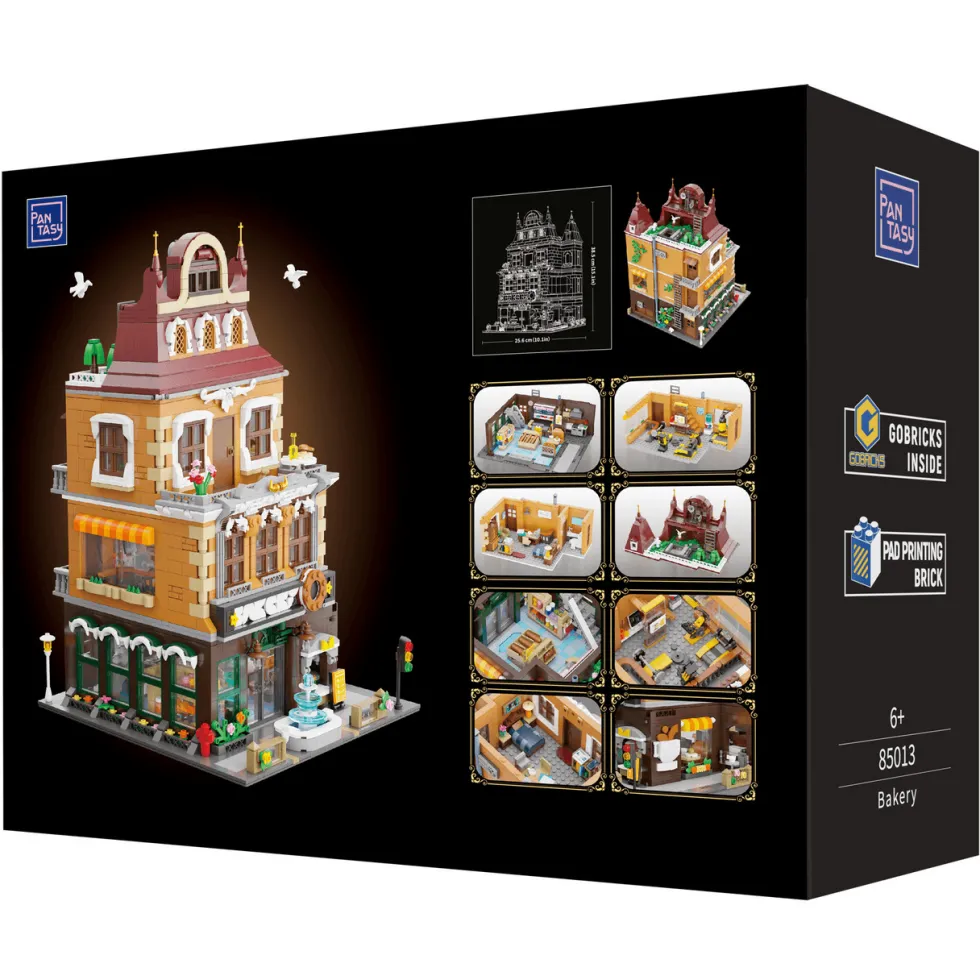 Pantasy Buildings: Bakery (4-Storey Building)