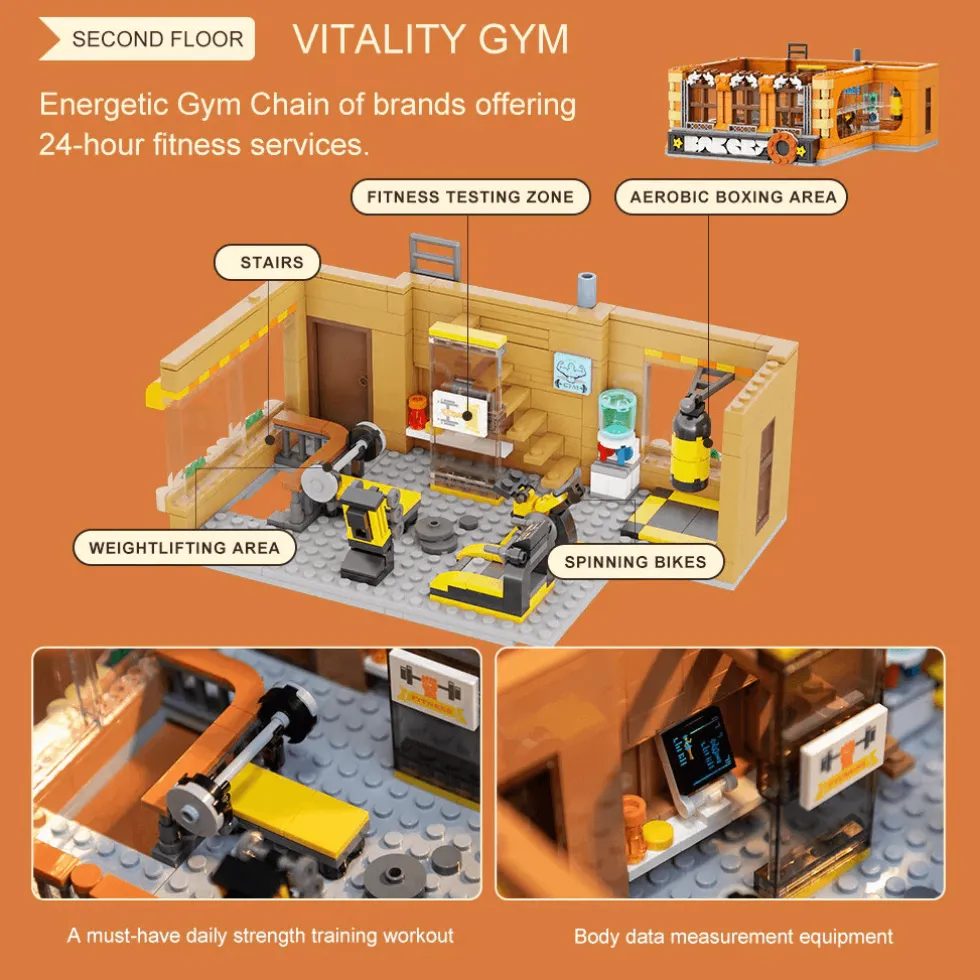 Pantasy Buildings: Bakery (4-Storey Building)