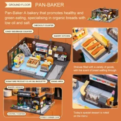Pantasy Buildings: Bakery (4-Storey Building)