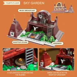 Pantasy Buildings: Bakery (4-Storey Building)