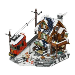 Pantasy Buildings: Mountain Summit Ski Cabin