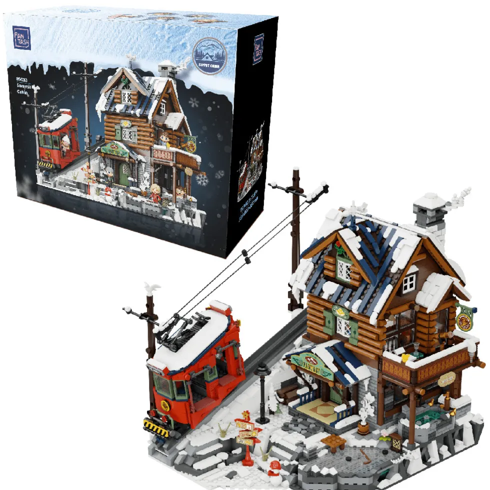 Pantasy Buildings: Mountain Summit Ski Cabin