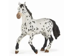 Papo Toys Black Appaloosa Horse