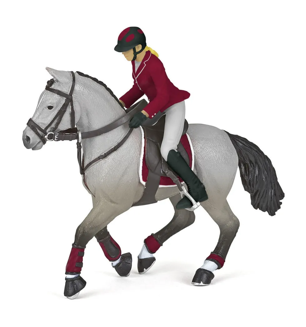 Papo Toys Competition Horse With Riding Girl
