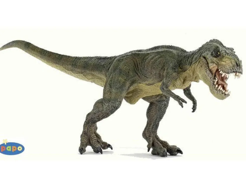 Papo Toys Green Running Tyrannosaurus Rex (T-Rex) Dinosaur