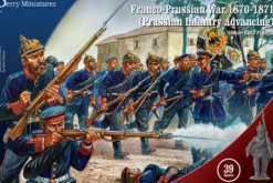 Perry Miniatures 28mm Franco-Prussian War Prussian Infantry Advancing 1870-1871