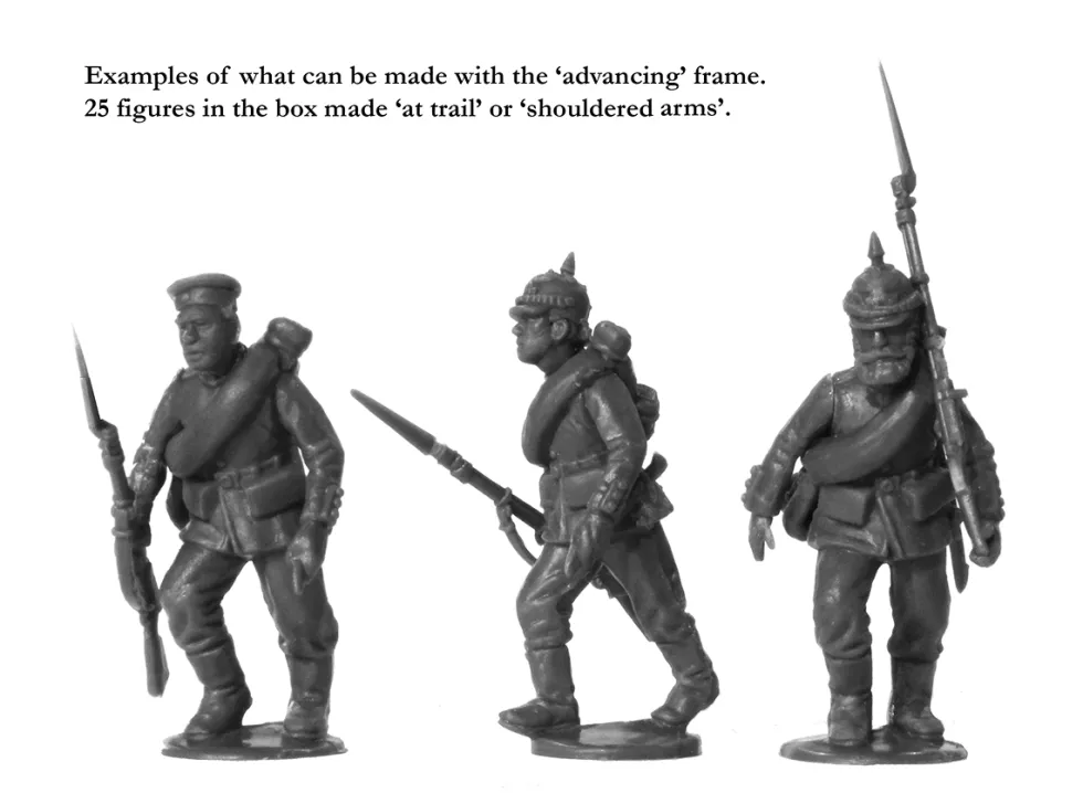 Perry Miniatures 28mm Franco-Prussian War Prussian Infantry Advancing 1870-1871