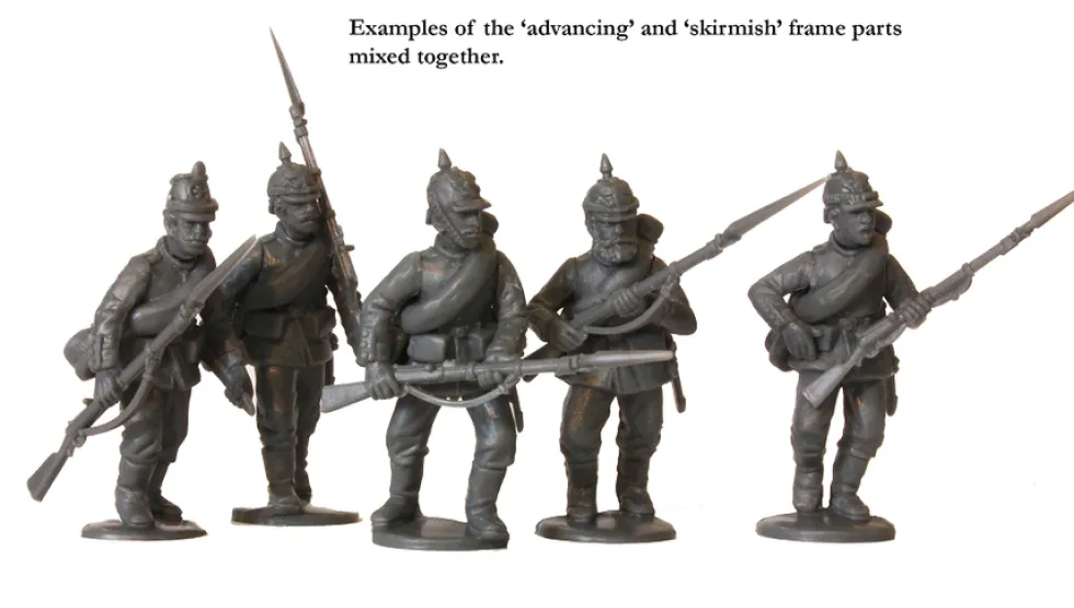 Perry Miniatures 28mm Franco-Prussian War Prussian Infantry Advancing 1870-1871
