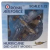 RAF 1/72 Hawker Hurricane Mk.HB 1941 Diecast Plane