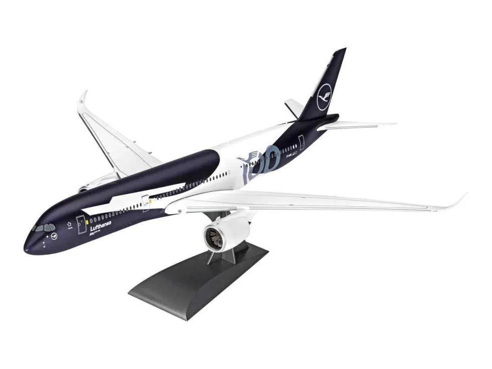 Revell 1/144 A350-900 Gift Set (Lufthansa 100 Year Anniversary)