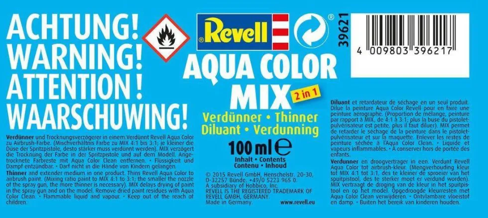 Revell Color Mix Thinner for Acrylic Paints 100ml