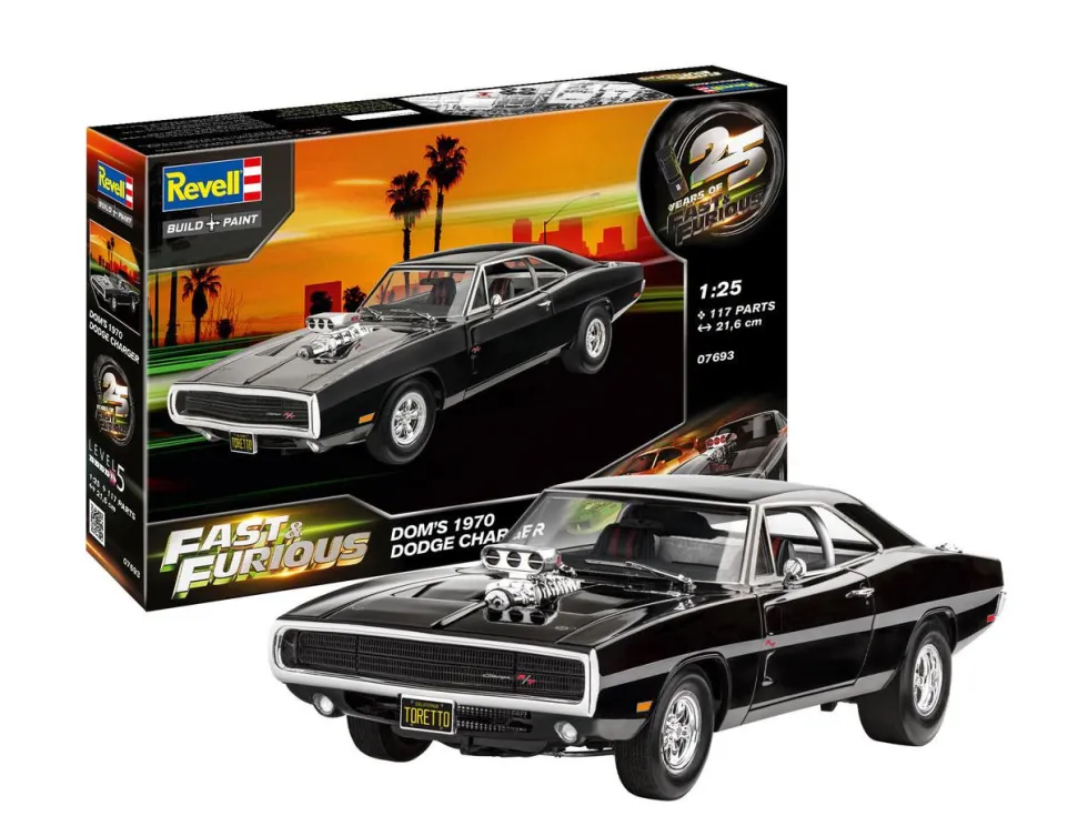 Revell 1/25 Dodge Charger 1970 (Fast and Furious - Dominic Toretto)