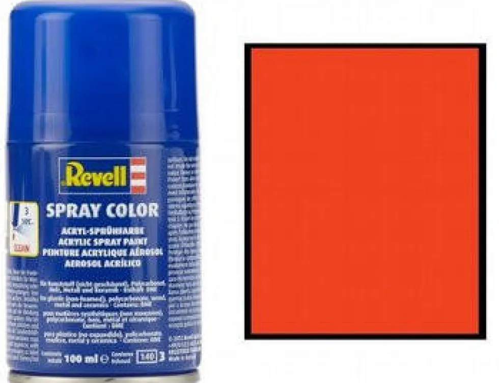 Revell 25 Matt Bright Orange 100ml Acrylic Spray Paint