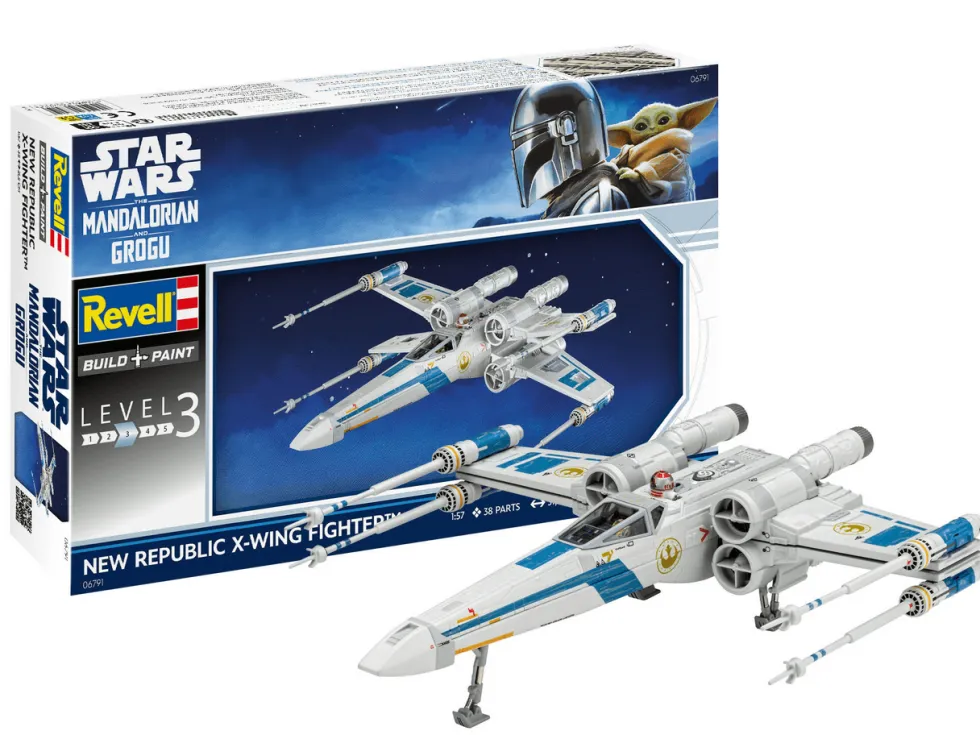Revell 1/57 Star Wars The Mandalorian and Grogu - New Republic X-Wing Starfighter