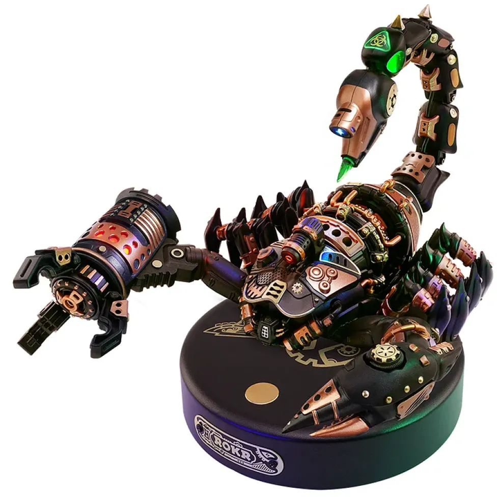 Rokr Emperor Scorpion Wooden 3D Puzzle Model Kit