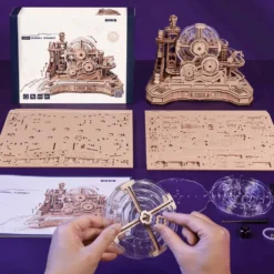 Rokr Gear Ball Challenge Marble Run 3D Wooden Kit