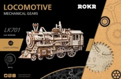 Rokr Locomotive 3D Wooden Kit